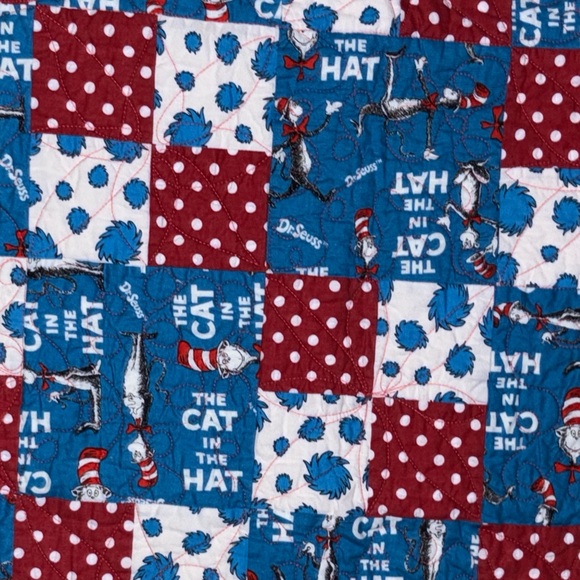 Cat and the Hat Quilt 36.5X42.5 - Picture 5 of 5